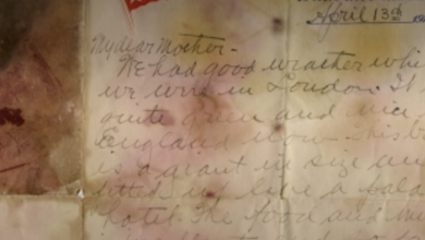 Photo of Letter Found on Titanic Passenger’s Body Sold for Record Amount